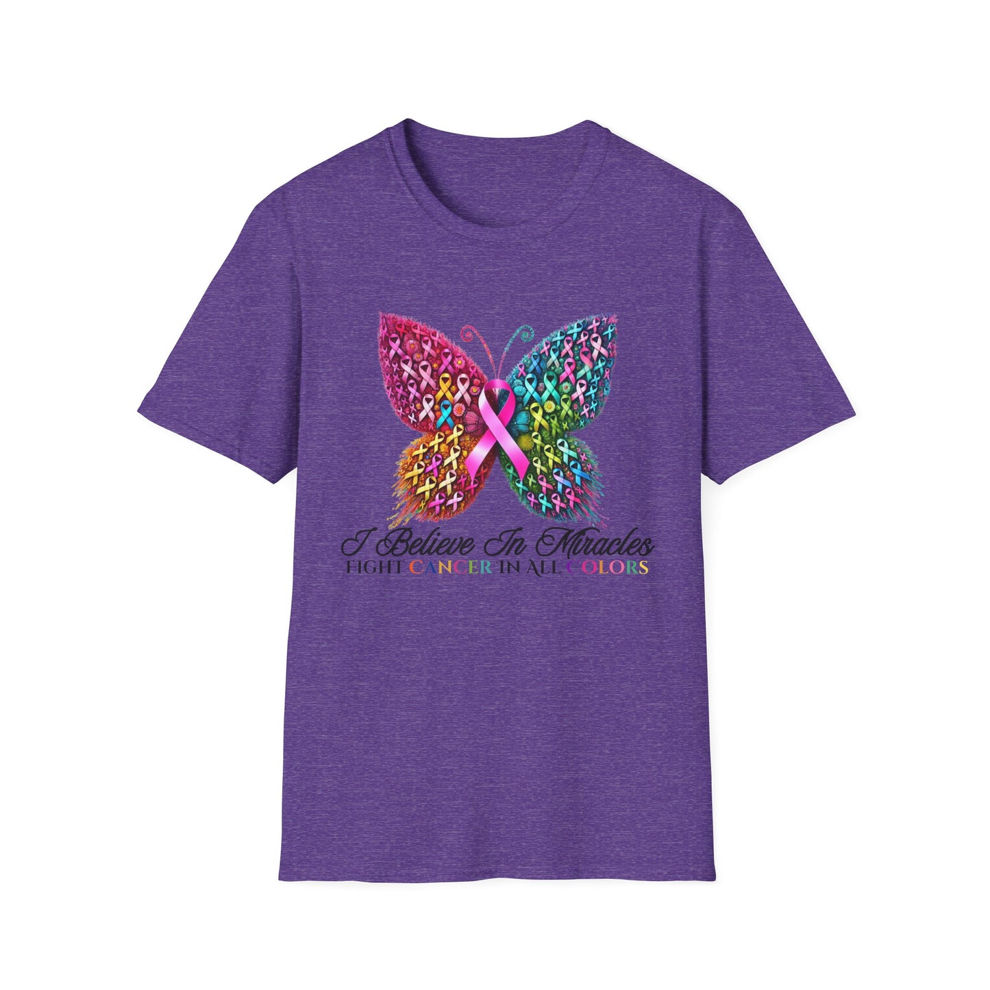 I Believe in Miracles Butterfly Cancer -T-Shirt