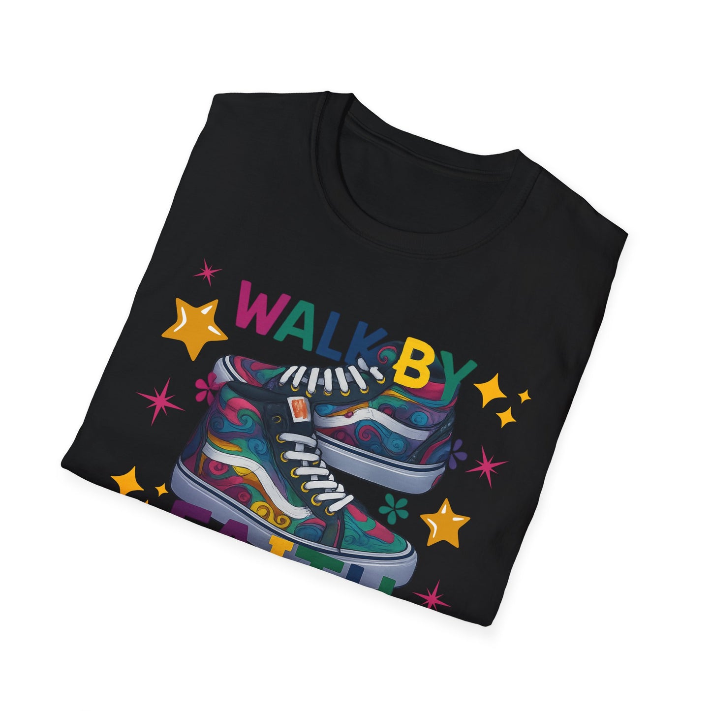 Walk by Faith Graphic T-Shirt | Inspirational Unisex Tee