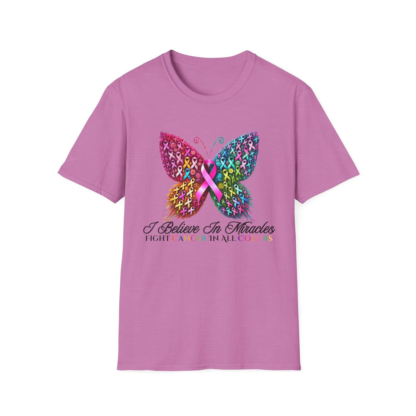 I Believe in Miracles Butterfly Cancer -T-Shirt