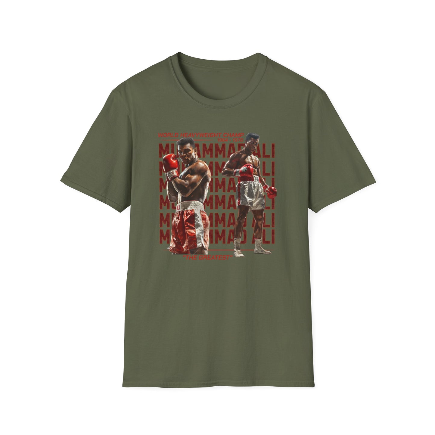 "The Greatest – Muhammad Ali Tribute Tee" Unisex Softstyle T-Shirt - Boxing Legend Gear