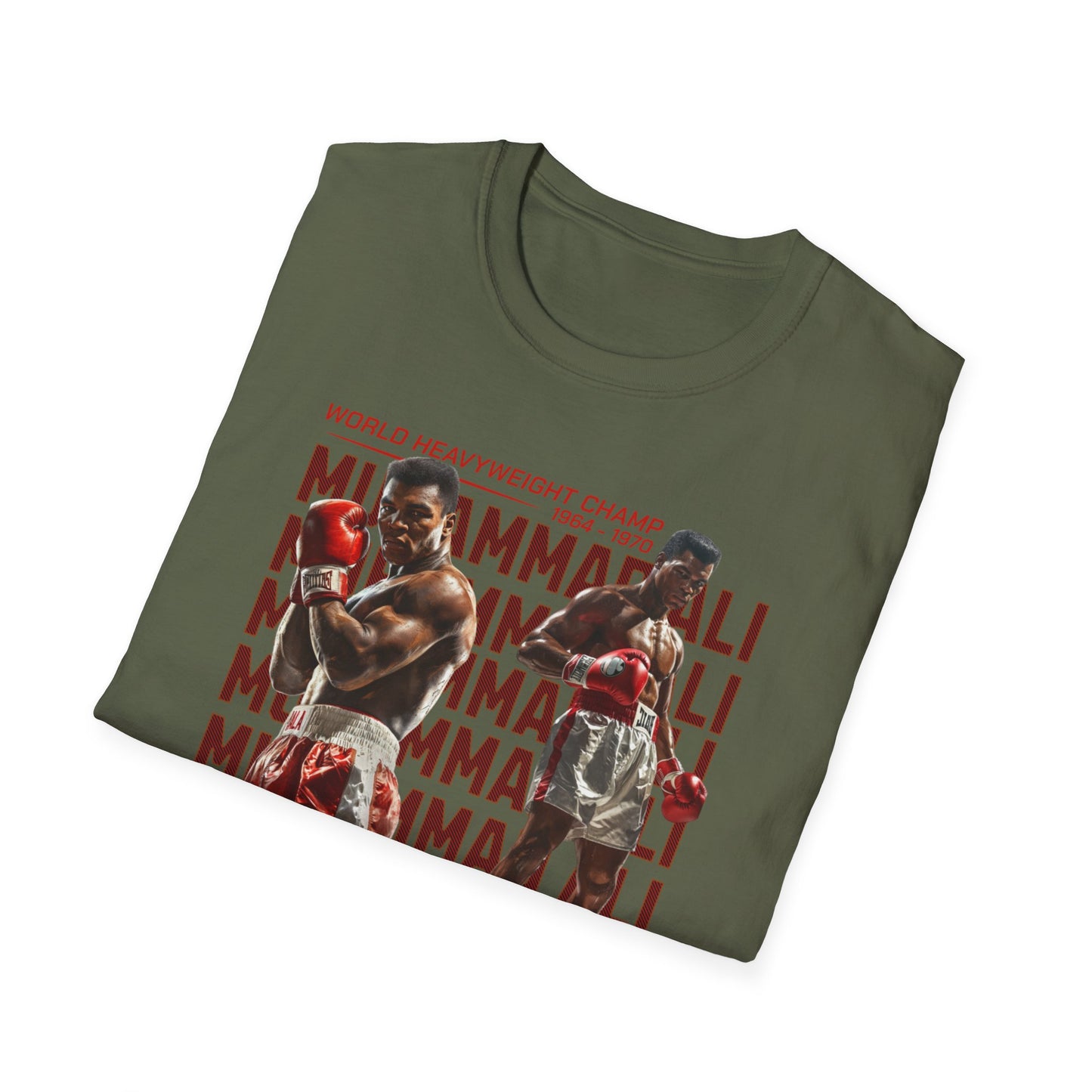 "The Greatest – Muhammad Ali Tribute Tee" Unisex Softstyle T-Shirt - Boxing Legend Gear