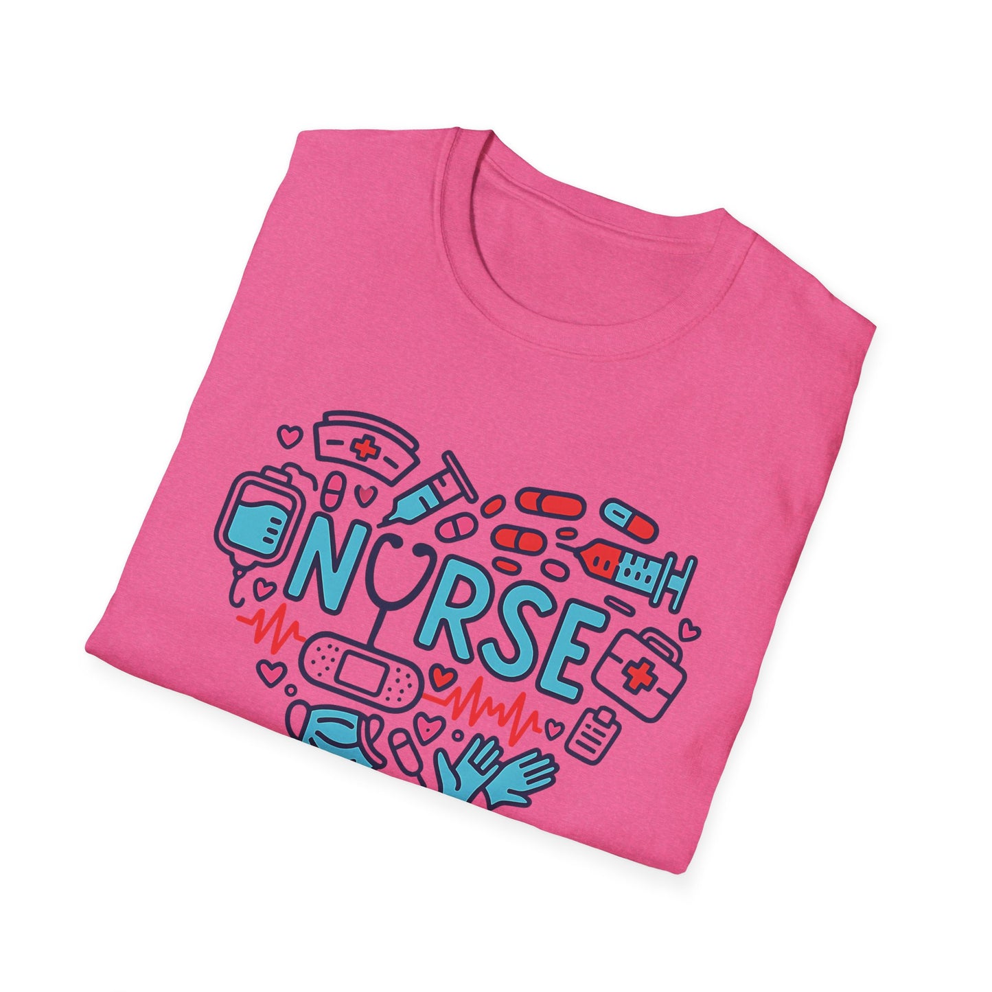 Heart of a Nurse – Medical Icons Appreciation T-Shirt