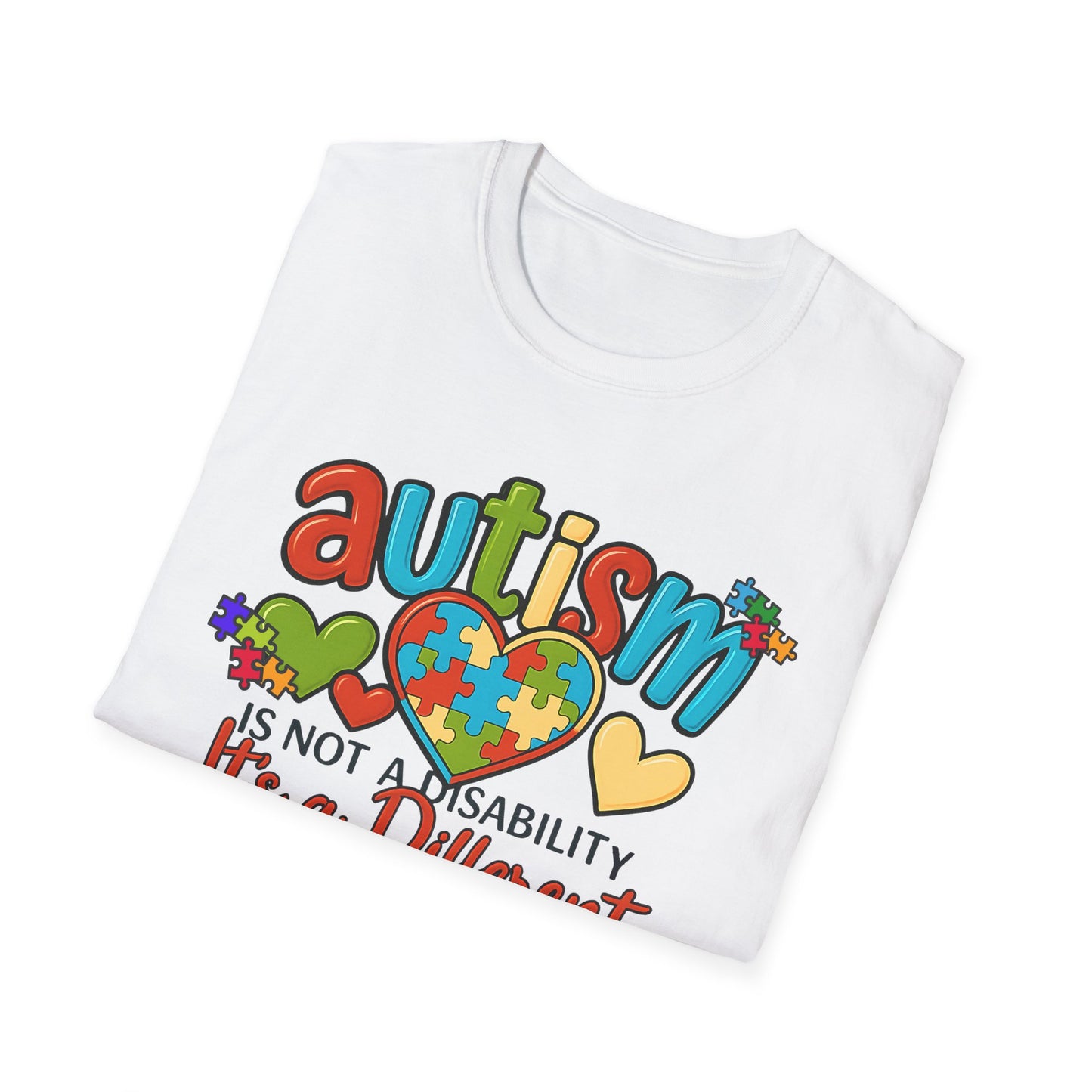 Autism Empowerment T-Shirt – Bold Puzzle Heart Statement