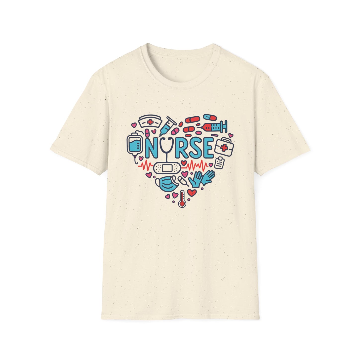 Heart of a Nurse – Medical Icons Appreciation T-Shirt