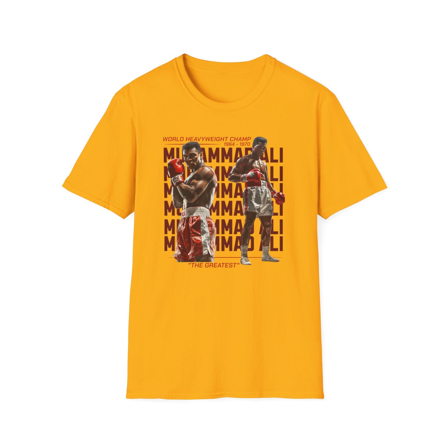 "The Greatest – Muhammad Ali Tribute Tee" Unisex Softstyle T-Shirt - Boxing Legend Gear