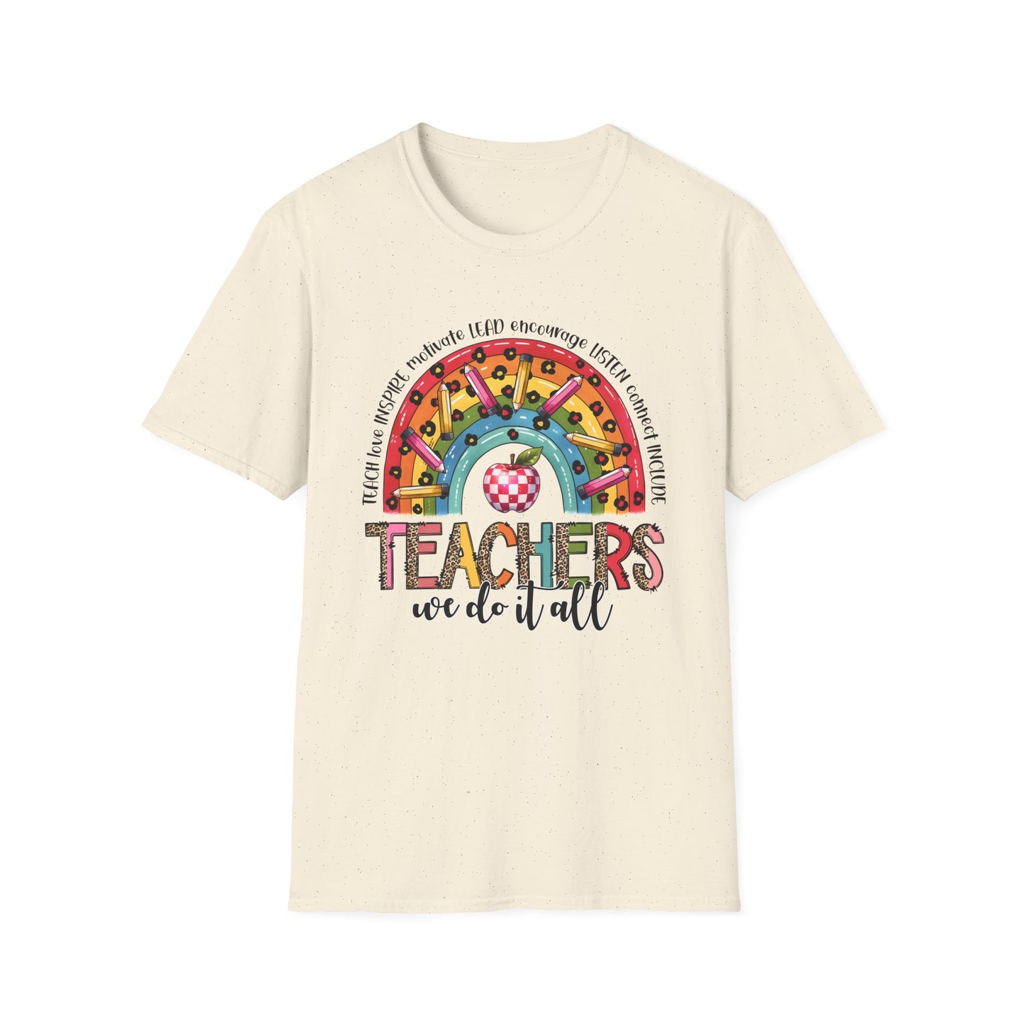 Teacher Life – Bold, Bright & Full of Heart Softstyle T-Shirt
