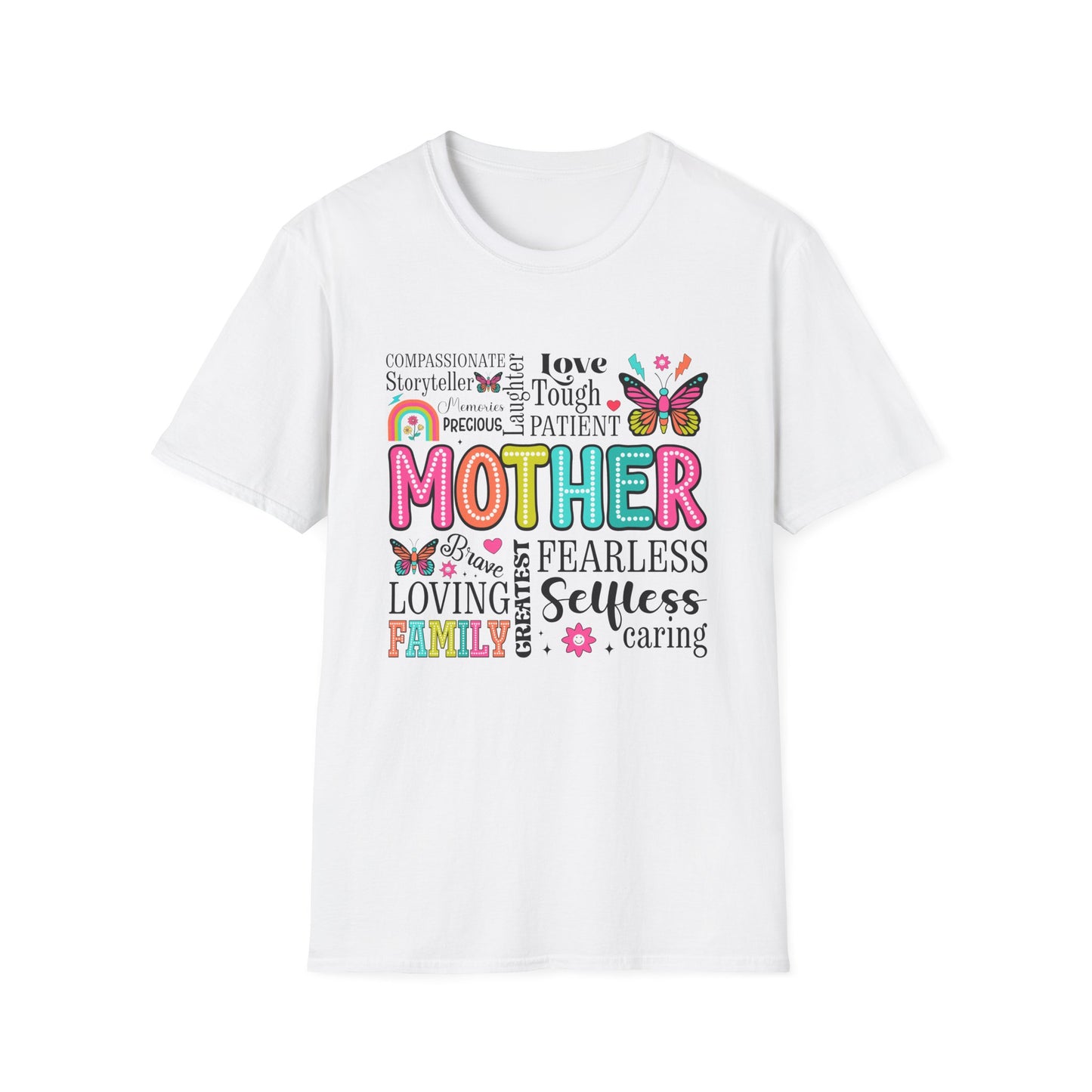 Mom Magic – Retro Rainbow Mother's Day  Softstyle T-Shirt