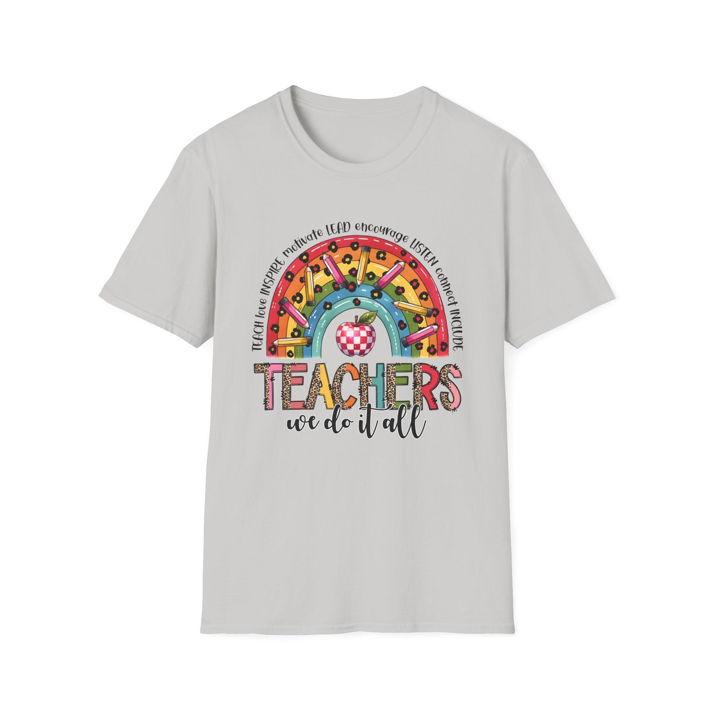 Teacher Life – Bold, Bright & Full of Heart Softstyle T-Shirt