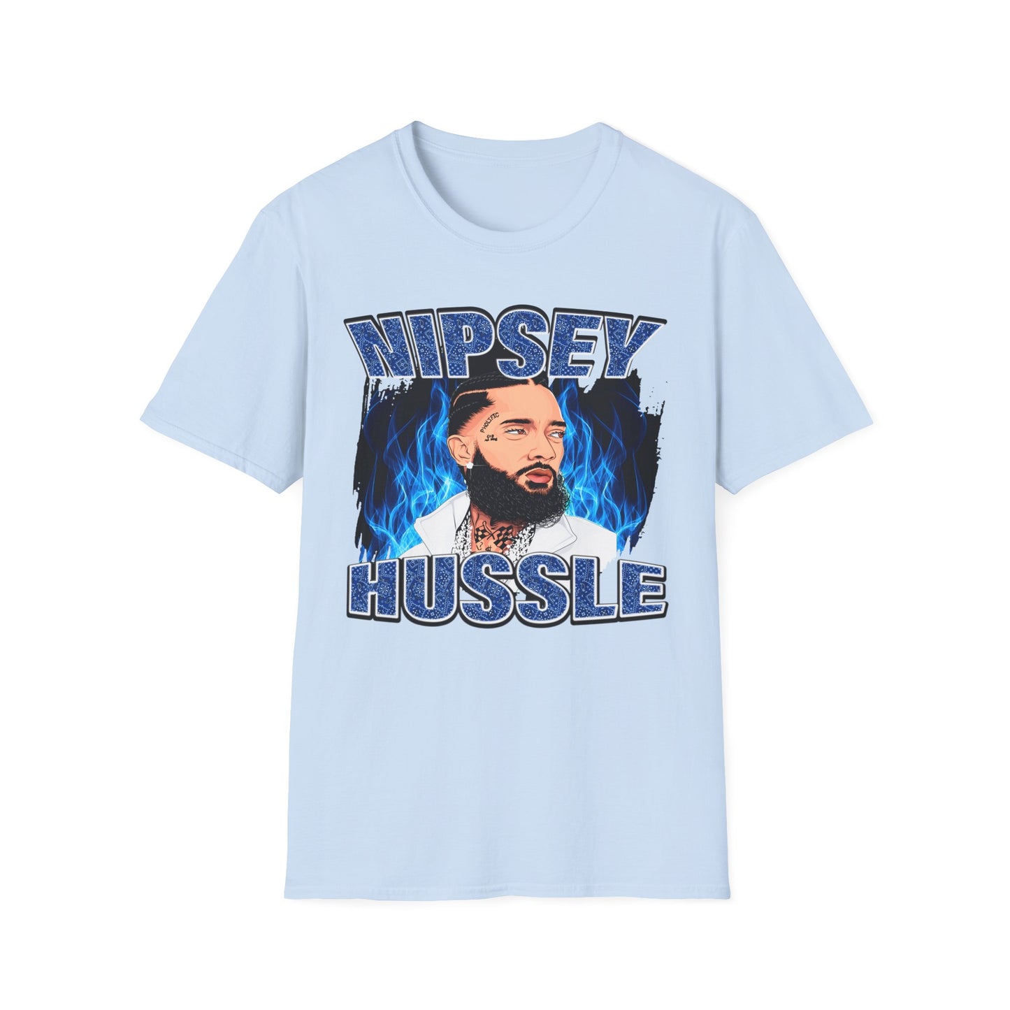 Nipsey Hussle Legacy Tee – Blue Flame Edition