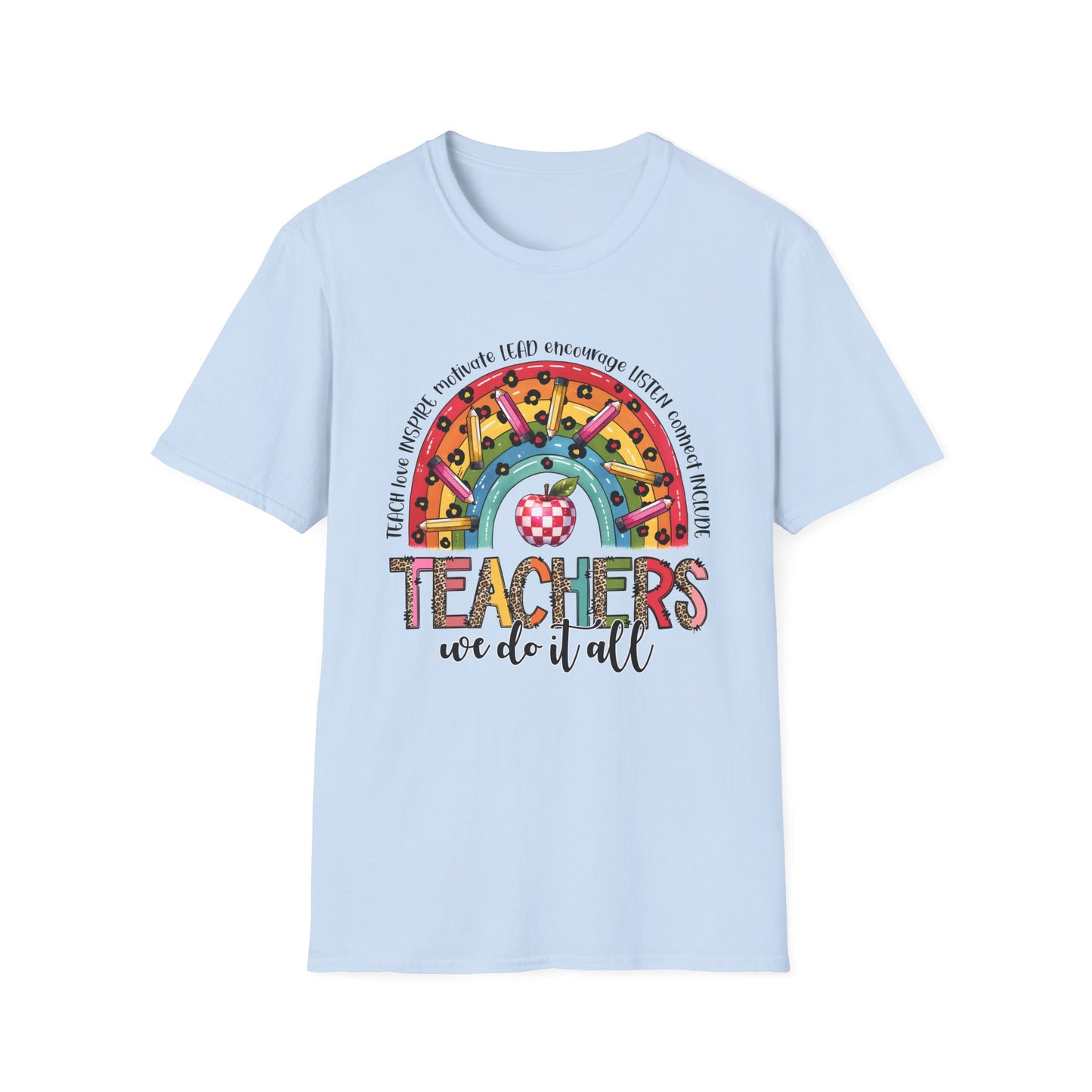Teacher Life – Bold, Bright & Full of Heart Softstyle T-Shirt