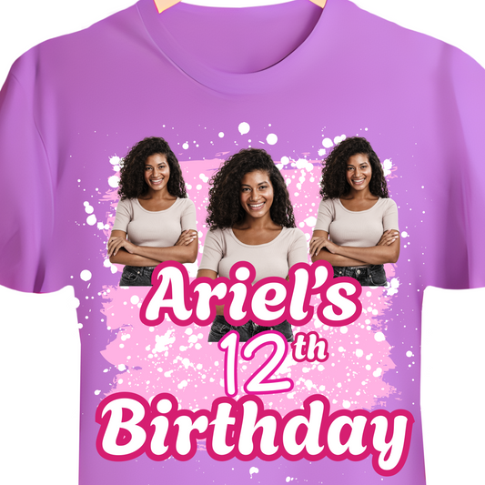 Custom Personalized Birthday T-Shirt