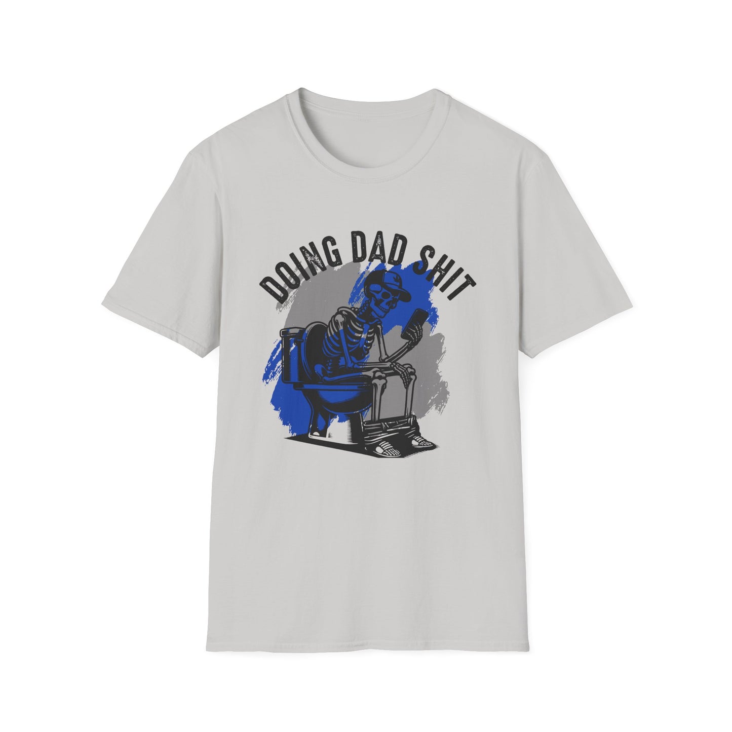 Doing Dad Sh*t – Funny Skeleton Dad T-Shirt Softstyle Tee