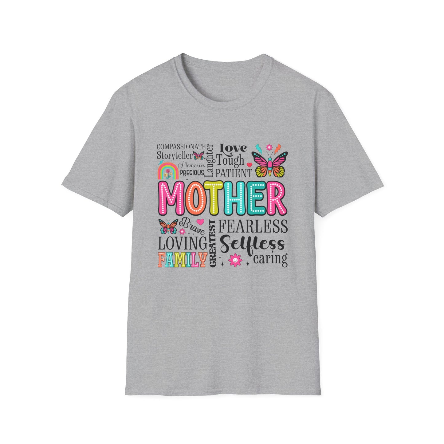 Mom Magic – Retro Rainbow Mother's Day  Softstyle T-Shirt