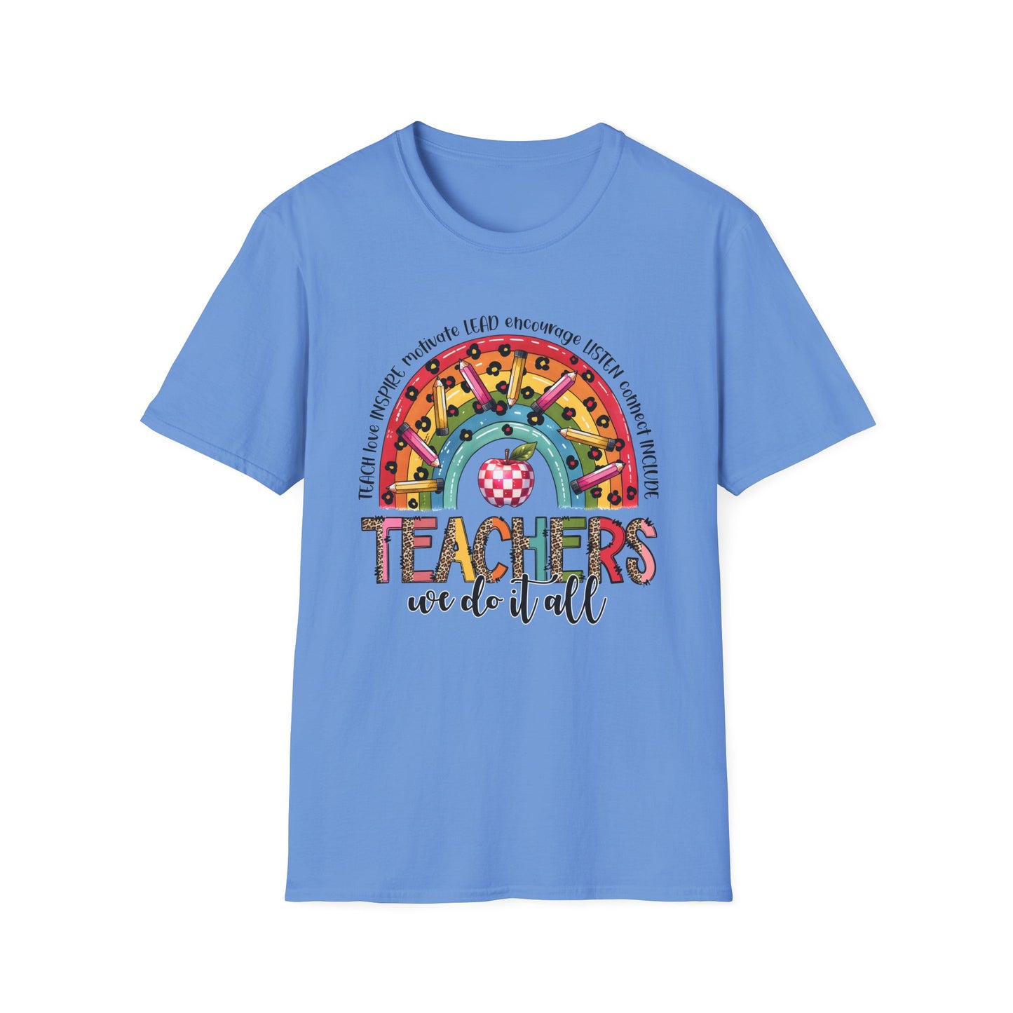 Teacher Life – Bold, Bright & Full of Heart Softstyle T-Shirt