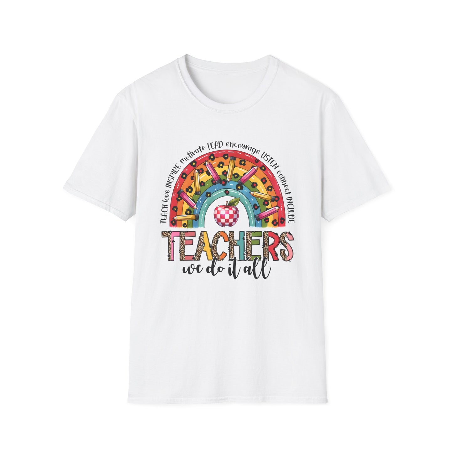 Teacher Life – Bold, Bright & Full of Heart Softstyle T-Shirt