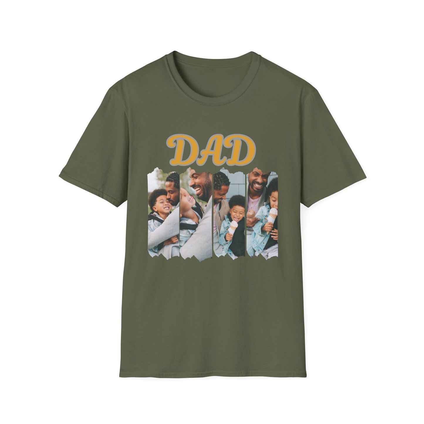 Heartwarming Dad T-Shirt – Family Memory Graphic Tee, Father's Day Gift, Dad T-Shirt, Family Shirt, Casual Wear, Unisex Tee