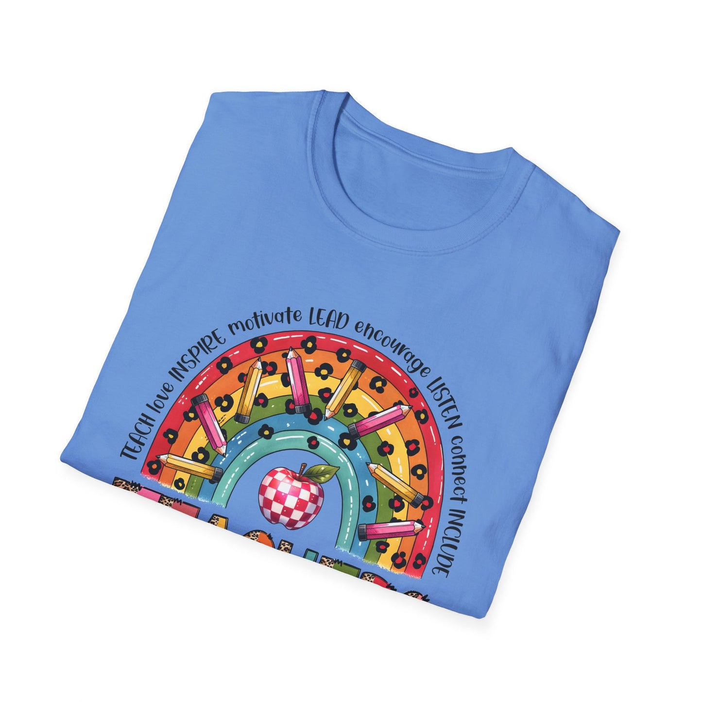 Teacher Life – Bold, Bright & Full of Heart Softstyle T-Shirt